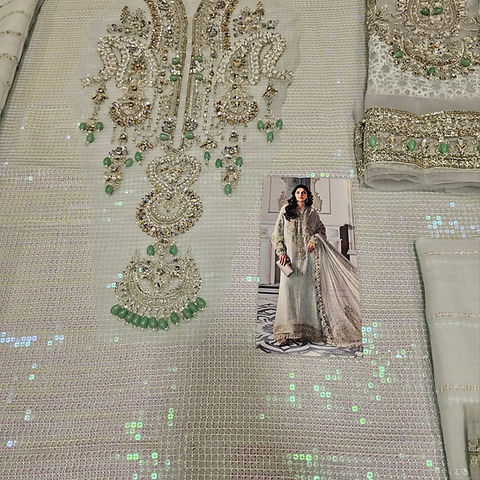Maria B luxury chiffon D5