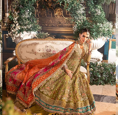 Maria B luxury wedding edition code D6