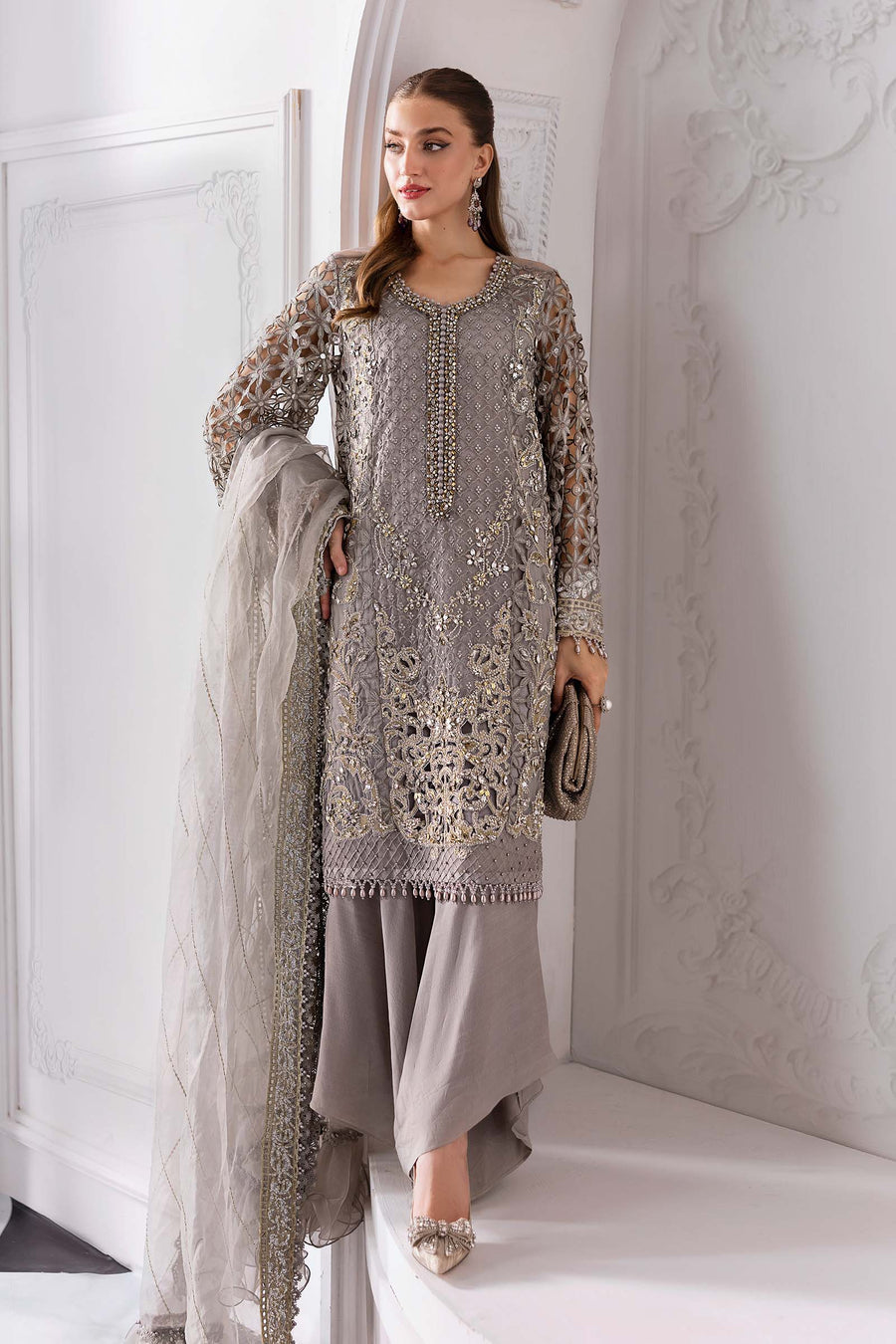 Maria B Embroidered D6