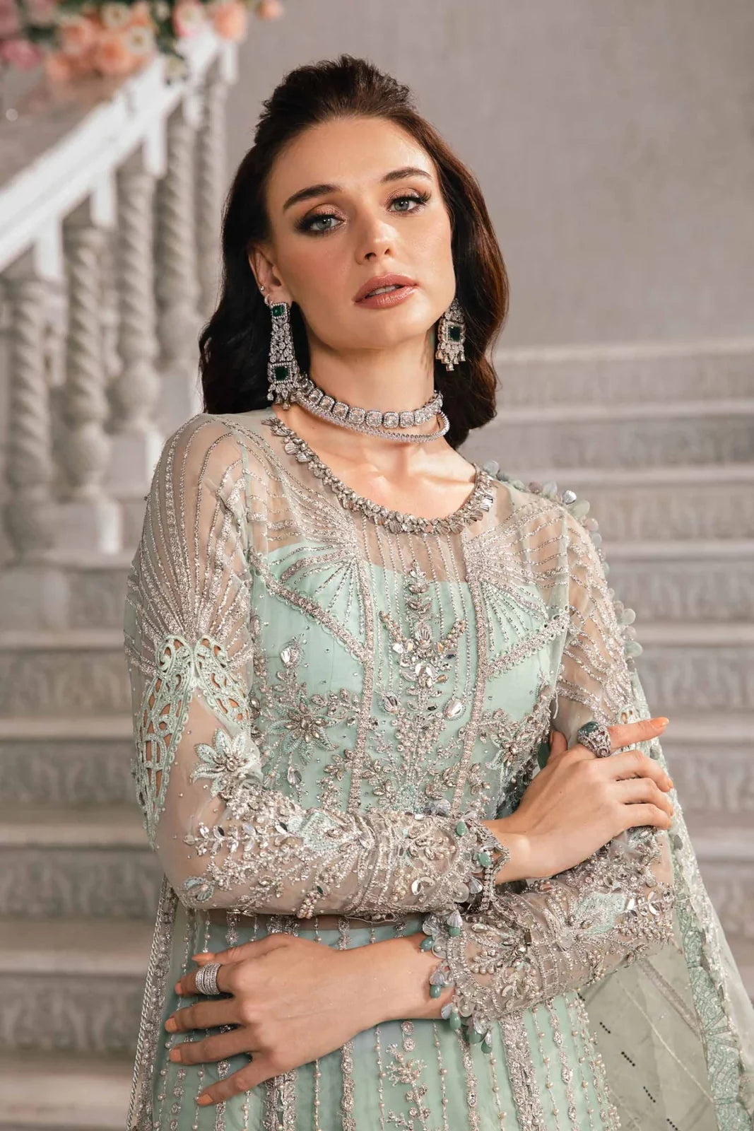 Maria B embroidered B4