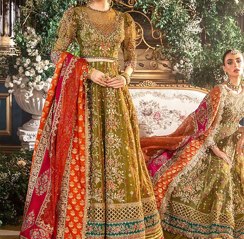 Maria B luxury wedding edition code D6
