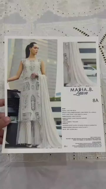 Maria.B Luxury Embroidered Lawn Collection