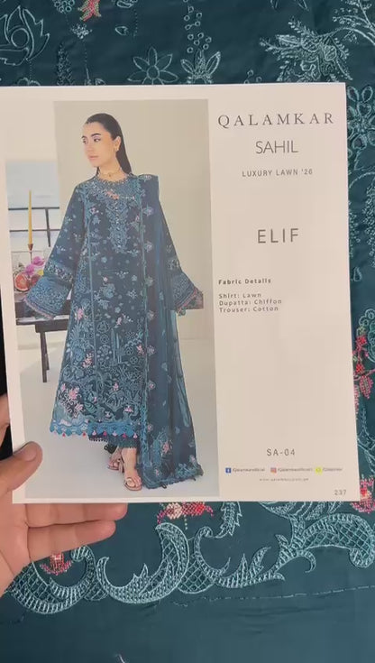 Qalamkar Sahil Luxury Lawn Collection
