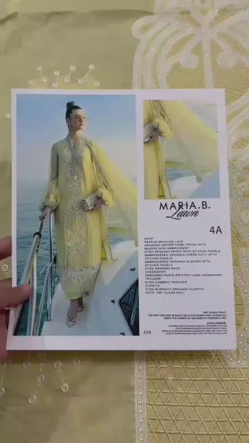 Maria.B Luxury Embroidered Lawn Collection