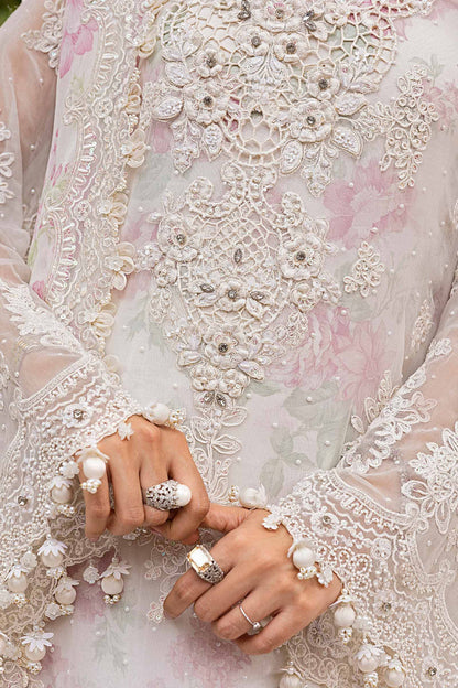 Maria B Embroidered Chiffon Suit | MPC-25-101