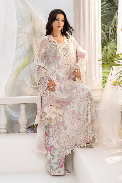 Maria B Embroidered Chiffon Suit | MPC-25-101