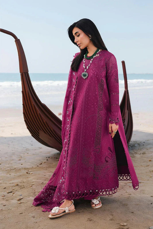 Qalamkar - Sahil Luxury Lawn Collection - SA-01 Zara