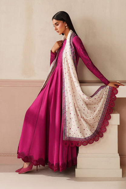 Embroidered Khaddar Pink