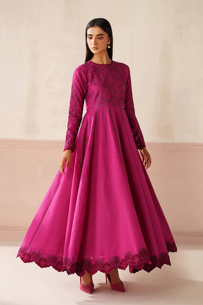 Embroidered Khaddar Pink