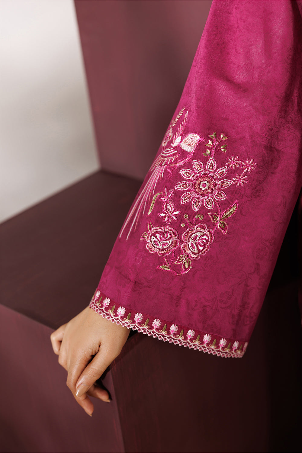 EMBROIDERED JACQUARD PR-1273 stitched